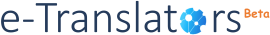 e-Translators beta logo